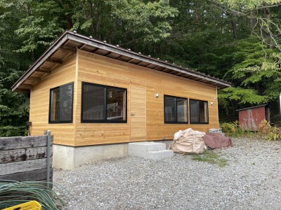 小屋施工後①